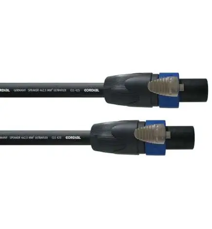 Cordial CPL 3 LL 4 CS Câble Haut-Parleur 3 m