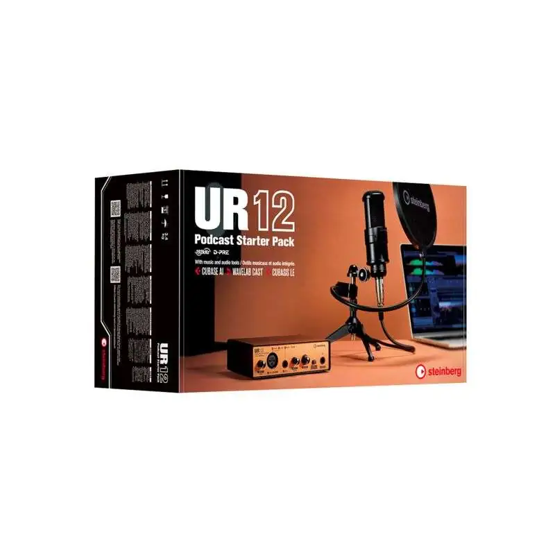Steinberg UR12 Podcast Starter Pack Recording Bundle