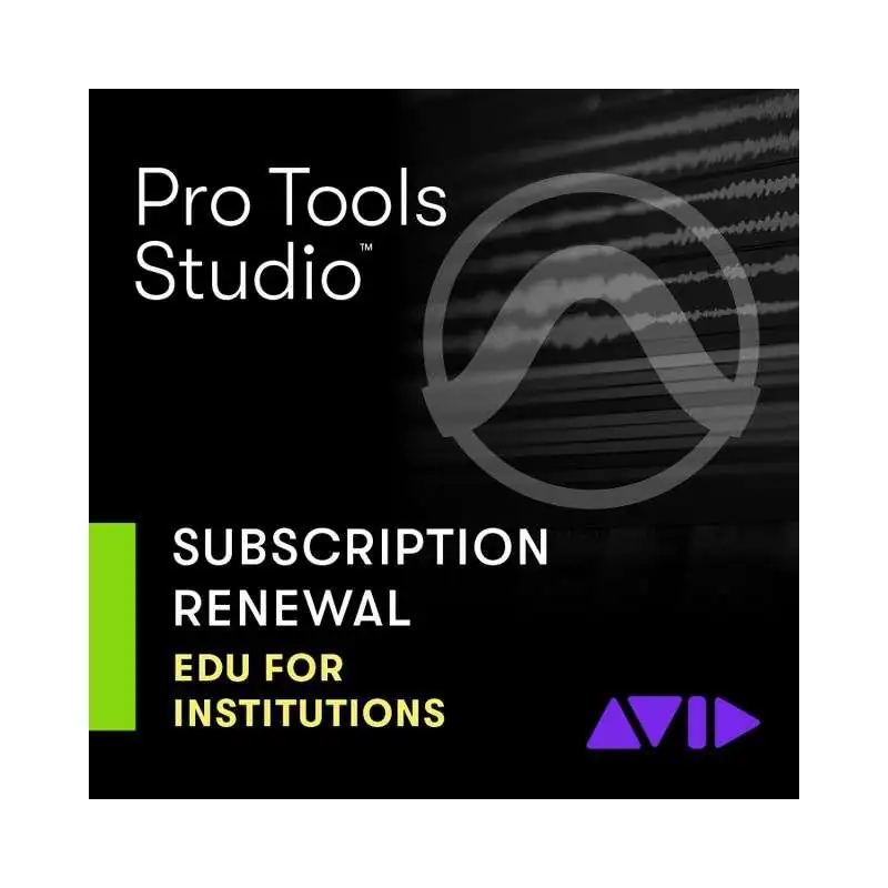Avid Pro Tools Studio Subscription Renewal EDU Institute