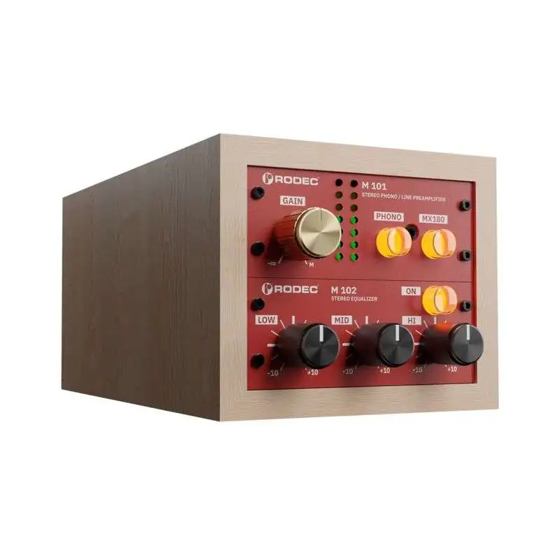 Rodec BUNK 01, Pine Red - MM Phono Preamp. Rodec BUNK 01, Pine Red - MM Phono Preamp.