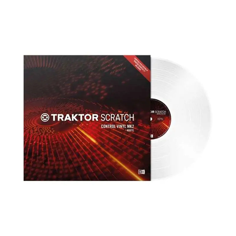 Native Instruments Traktor Scratch Control Vinyl MK2 branco