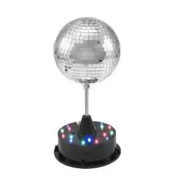 Eurolite LED Mirror Ball 13cm with Base