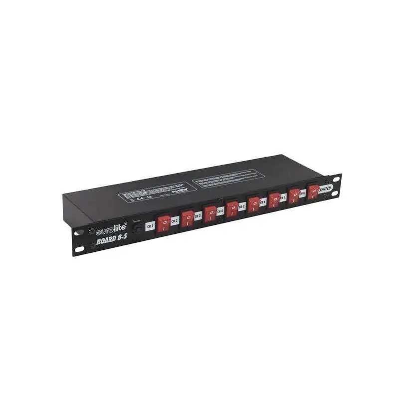 Eurolite Board 8-S Switch Panel 8x IEC Socket