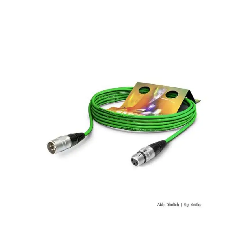 Sommer Cable SGHN-0250-GN Cable de micrófono 2,5 m