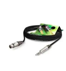 Sommer Cable SGN5-0100-SW Microfoonkabel 1 m
