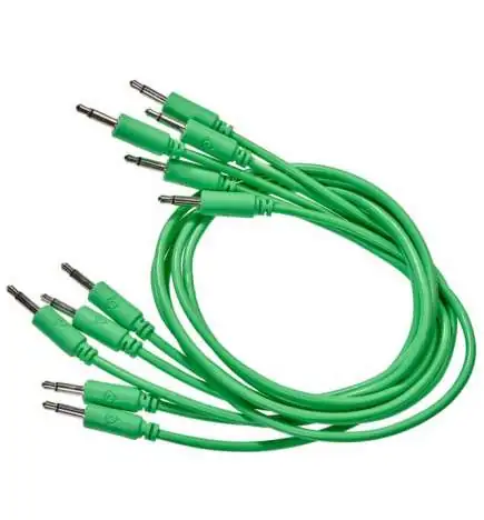 Black Market Modular Patch Cables 500mm Green (5-Pack)