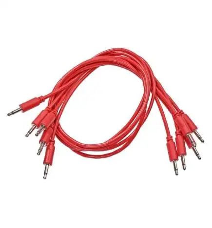 Black Market Modular Patch Cables 500mm Red (5-Pack)
