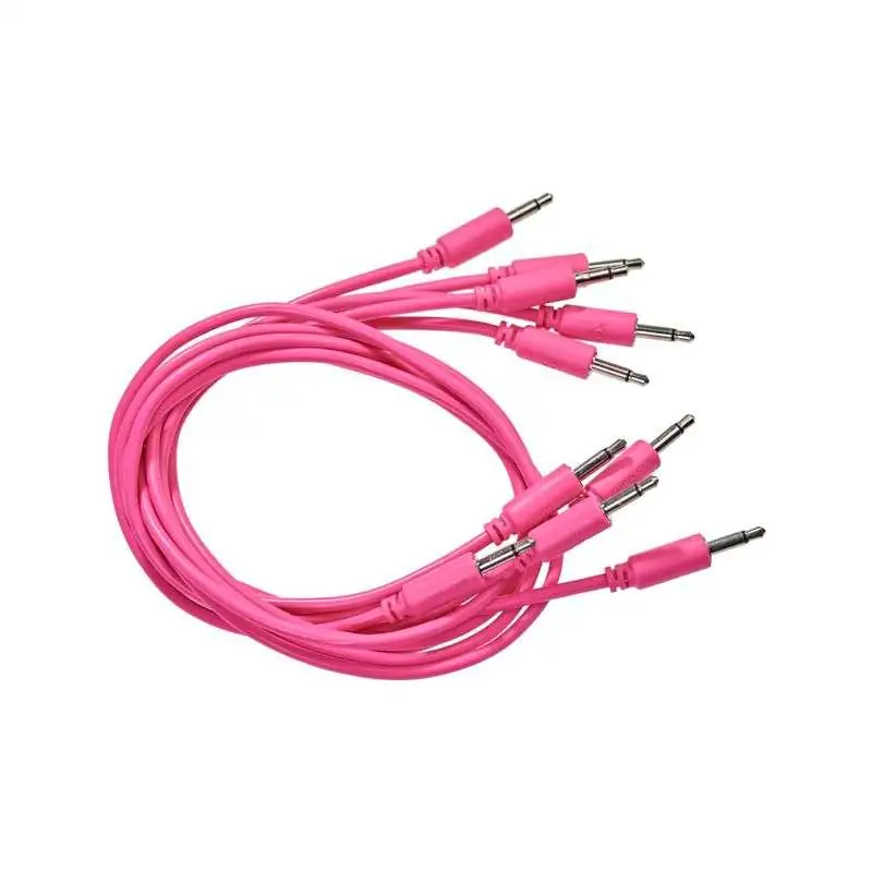 Black Market Modular Patch Cables 500mm Pink (5-Pack)