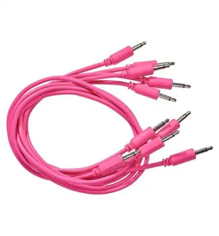 Black Market Modular Patch Cables 500mm Pink (5-Pack)