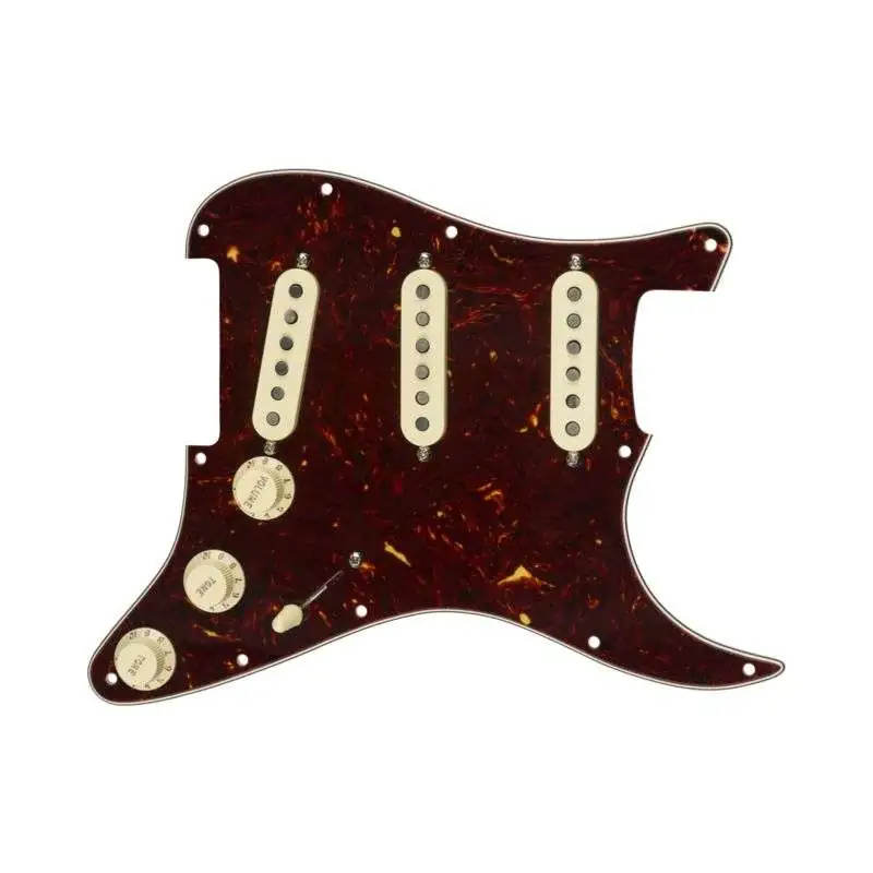 Fender Pre-Wired Strat Pickguard, Texas Special SSS Tortoise Shell Fender Pre-Wired Strat Pickguard, Texas Special SSS Tortoise Shell