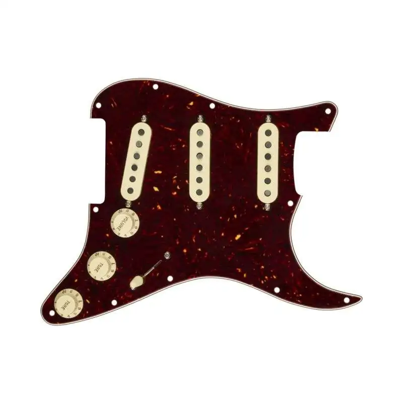 Fender Pre-Wired Strat Pickguard Custom '69 SSS (Tortoise Shell)