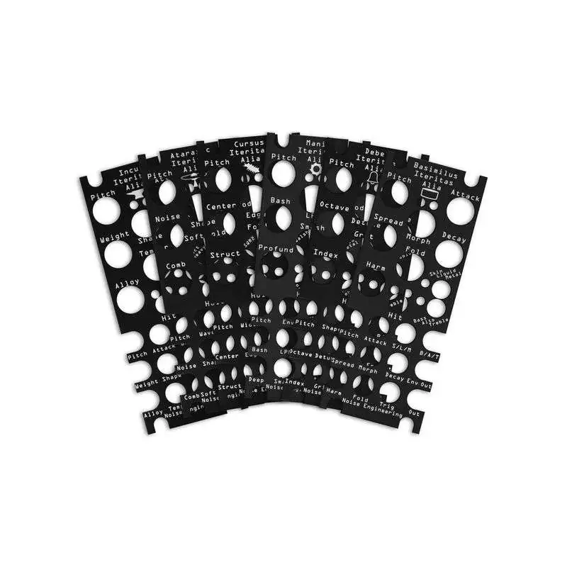 Noise Engineering Alia Overlay Pack Black 6 Panels