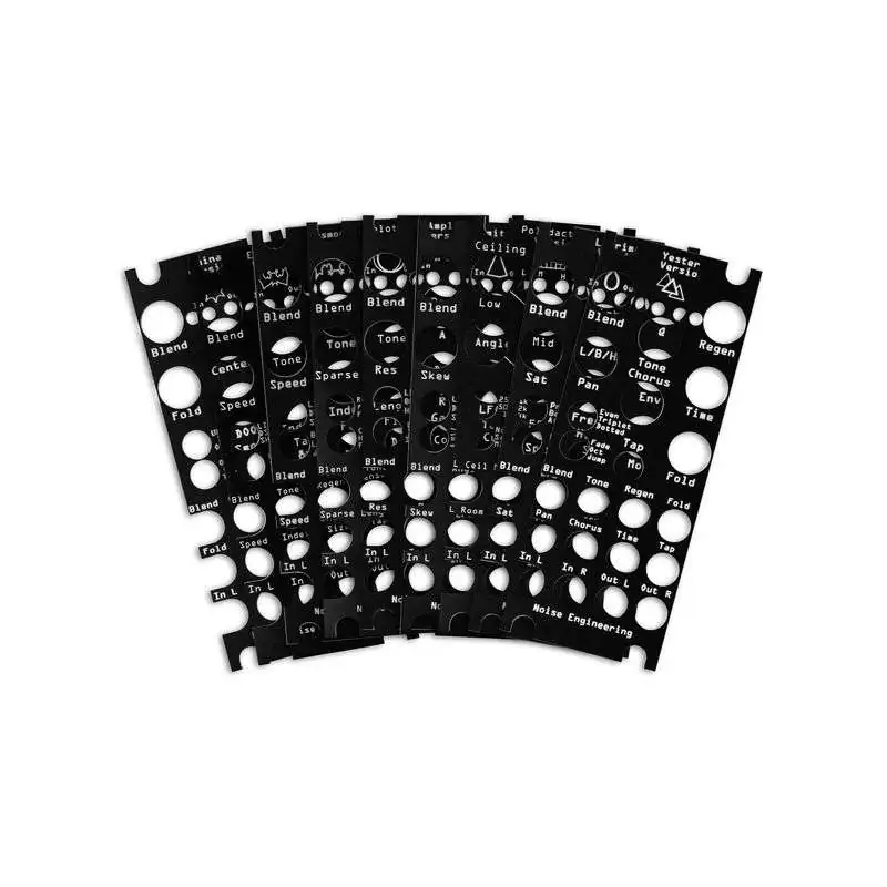 Noise Engineering Versio Overlay Pack Black 9 Panels