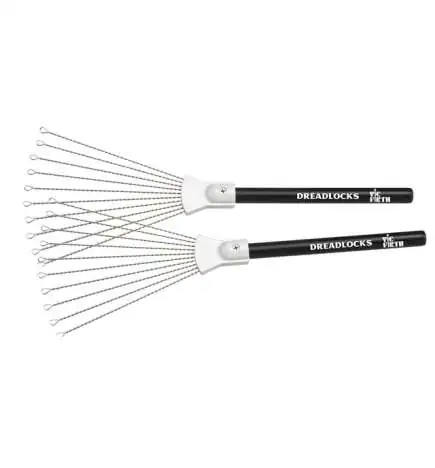 Vic-Firth Vassoura de Jazz DLKS, Dreadlocks