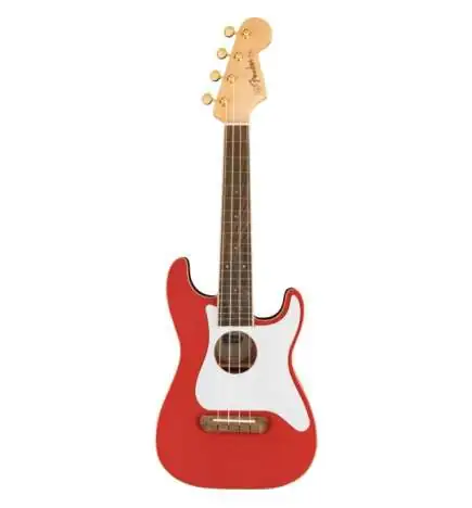 Fender Fullerton Strat Uke Fiesta Red