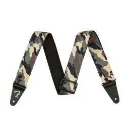 Fender 2 Camo Strap Woodland