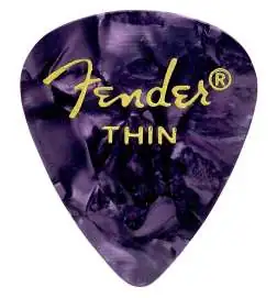 Fender Picks 351 Purple Moto Thin