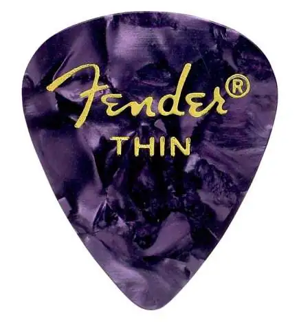 Fender Picks 351 Purple Moto Thin