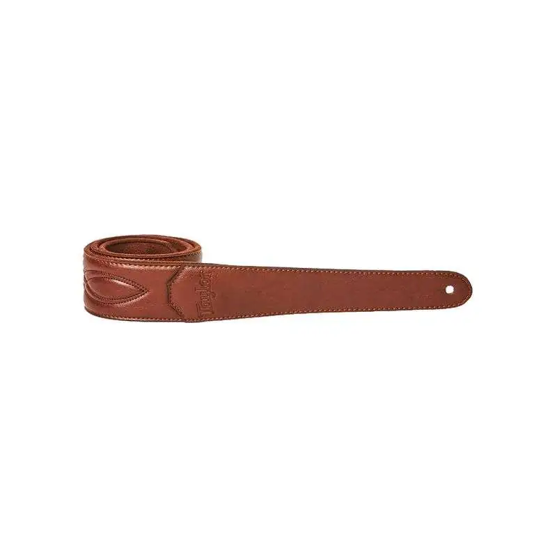 Taylor Vegan Leather Strap 2" Medium Brown Taylor Vegan Leather Strap 2" Medium Brown