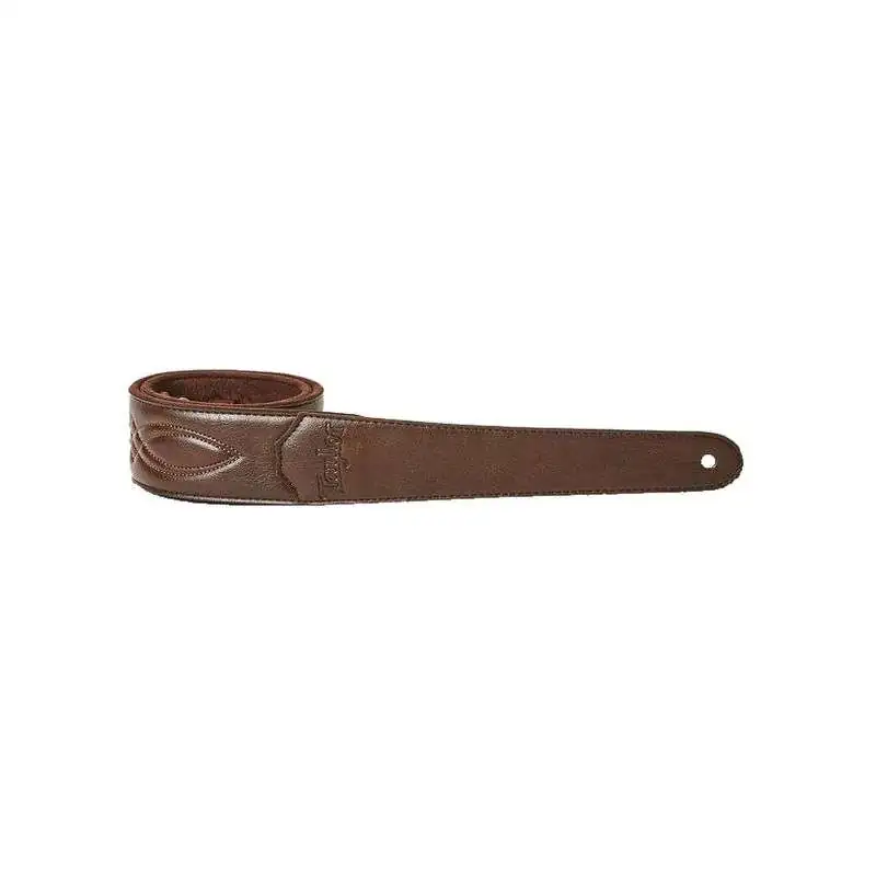 Taylor Vegan Leather Strap 2" Chocolate Brown