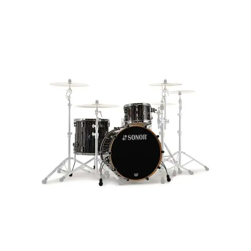 Sonor ProLite PL 322 NM Shell-Set EBS Ebony White Stripes