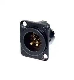 Neutrik NC10MD-LX-B Chassis Socket