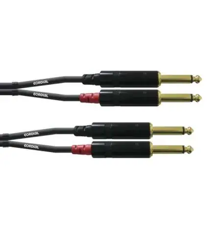 Cordial CFU 0.3 PP Cable de audio doble 0,3 m