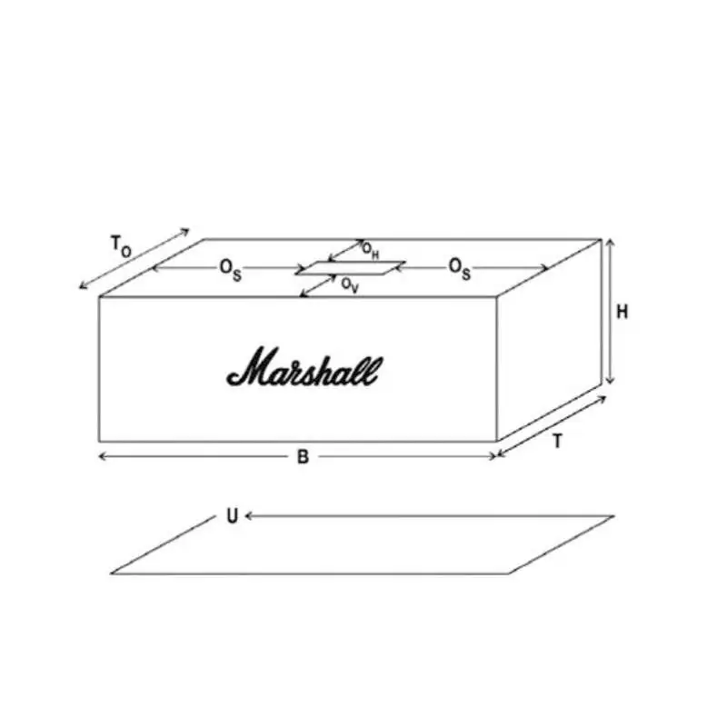 Marshall COVR-00013 Dust Cover (JTM45/1987)