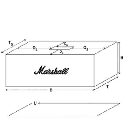 Marshall COVR-00013 Dust Cover (JTM45/1987)