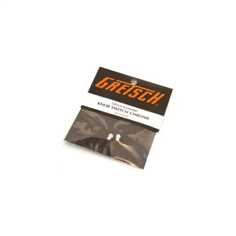 Gretsch knopf, schroefbaar Chrome, 2 st.