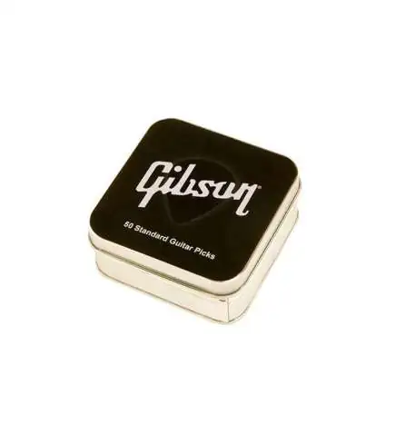 Gibson Palhetas Standard Thin Pick Tin 50 Standard Picks