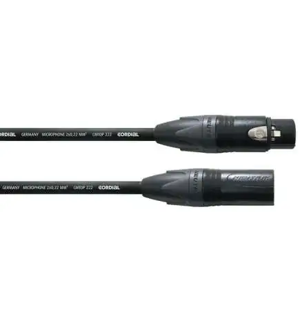 Cordial CSM 10 FM-Gold encore Cable de micrófono