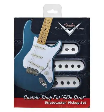 Fender CS Fat 50 Strat Set White