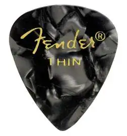 Fender Picks 351 Black Moto Thin