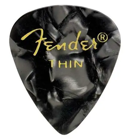 Fender Picks 351 Black Moto Thin