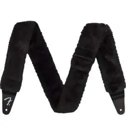 Fender Supersoft Strap Poodle Plush Black