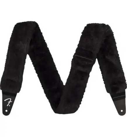 Fender Supersoft Strap Poodle Plush Black