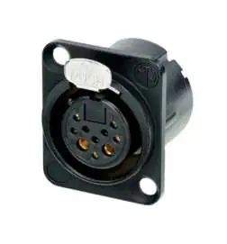 Neutrik NC10FD-LX-B Einbaubuchse