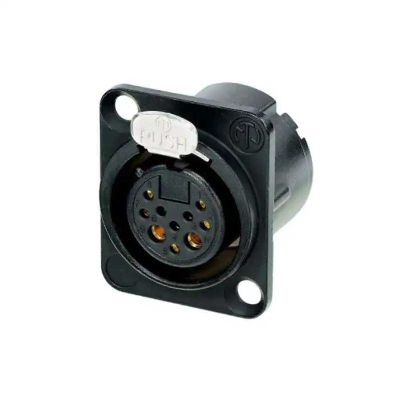 Neutrik NC10FD-LX-B Panel Jack Socket