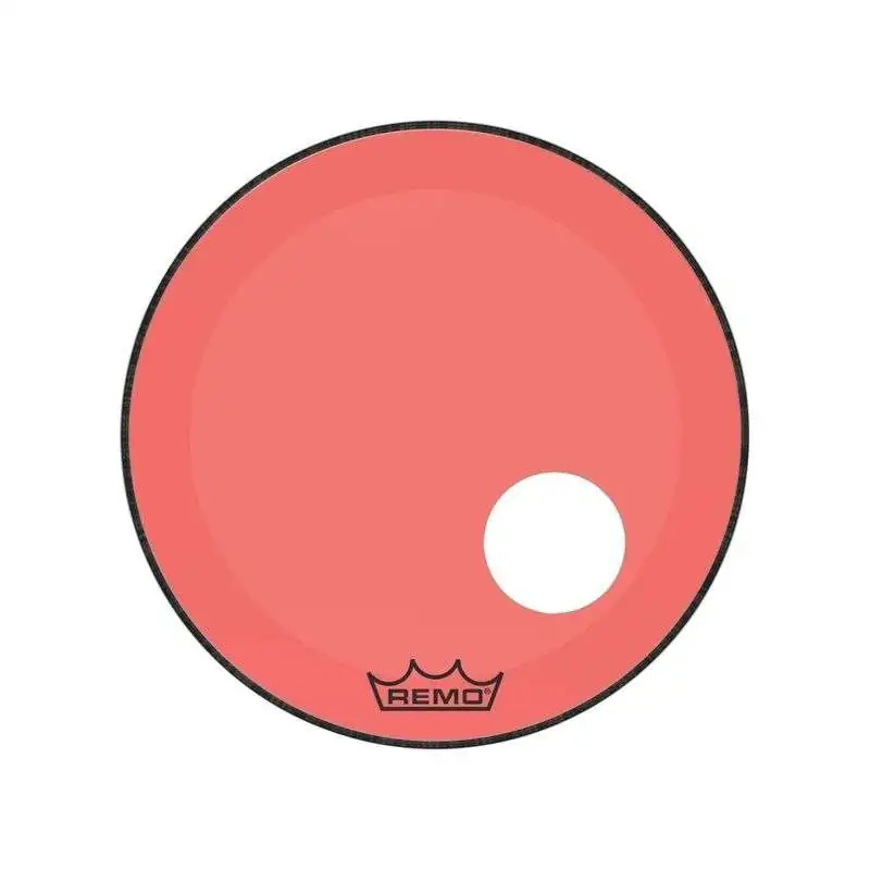 Remo Powerstroke P3 Colortone & Offset Hole Red 24" Remo Powerstroke P3 Colortone & Offset Hole Red 24"
