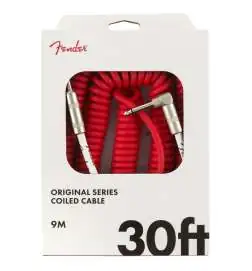 Fender Original Series Coiled Cable 9m (Fiesta Red)