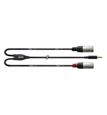 Cordial CFY 1.8 WMM Y-Adapterkabel 1,8 m