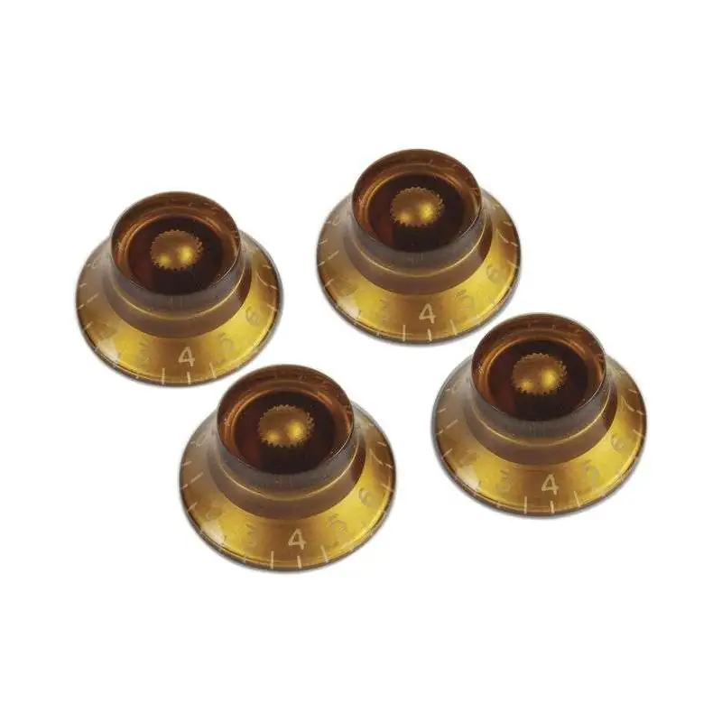 Gibson PRHK-030 Top Hat Knobs Vintage Amber 4 Pack
