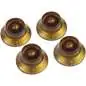 Gibson PRHK-030 Top Hat Knobs Vintage Amber 4 Pack