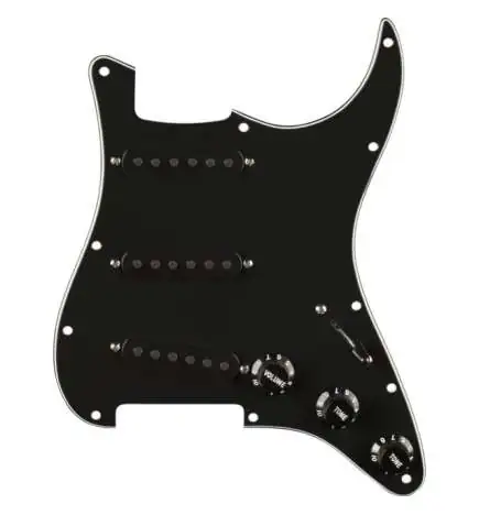 Fender 65 Strat Pre-Wired Pickguard Black