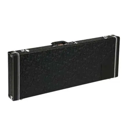 Fender Waylon Jennings Stratocaster Telecaster Case Black Tooled Leather