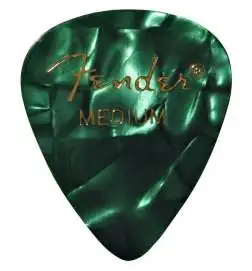 Fender Picks 351 Green Moto Medium