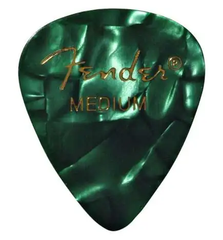 Fender Picks 351 Green Moto Medium
