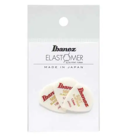 Ibanez BEL18ST12 Elastomer Jazz Guitar Pick Soft 1.2mm (3-Pack)