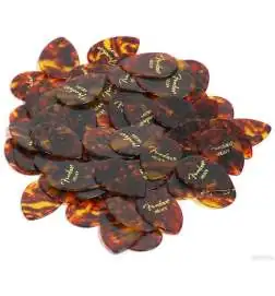 Fender Picks 358 Shape heavy Shell Set de 72